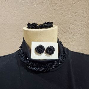 Vintage Beaded Jewelry Set